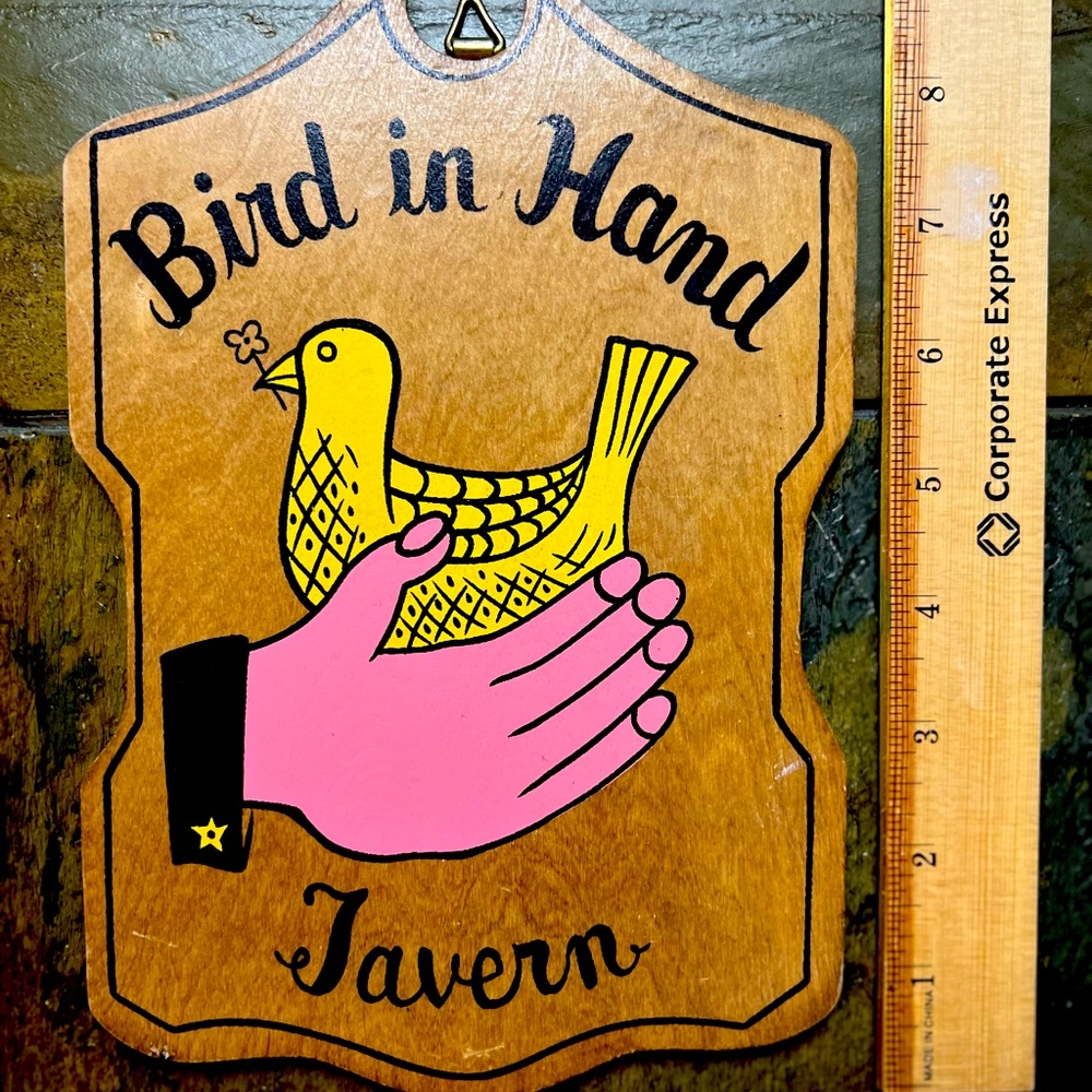 Vintage bar sign